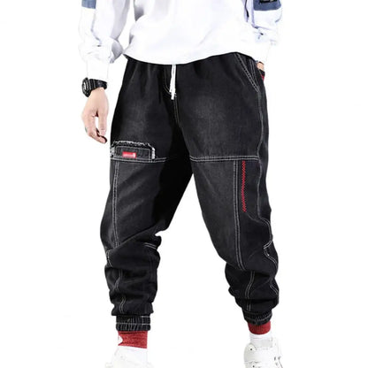Hiphop Cargo Trousers for Men - Jesse-Black-M-Nora Luxe