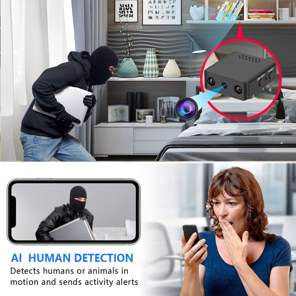 Small WiFi Security Camera with Night Vision