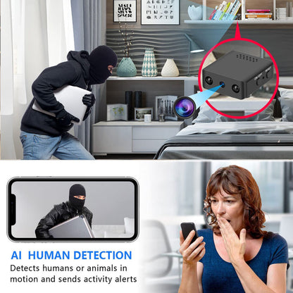 Small WiFi Security Camera with Night Vision