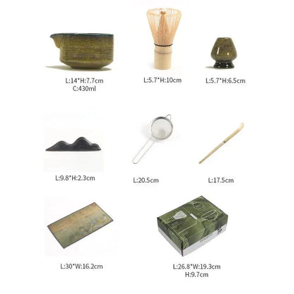 Traditional Japanese Matcha Tea Ceremony Set