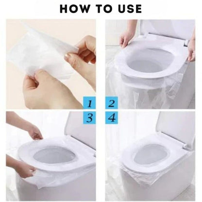 Hygienic Disposable Toilet Seat Cover - SafeSit-100 pieces (50 + 50 FREE)-Nora Luxe