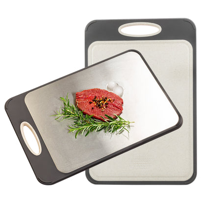 Hygienic Stainless Steel Chopping Board - SteelSafe-Nora Luxe