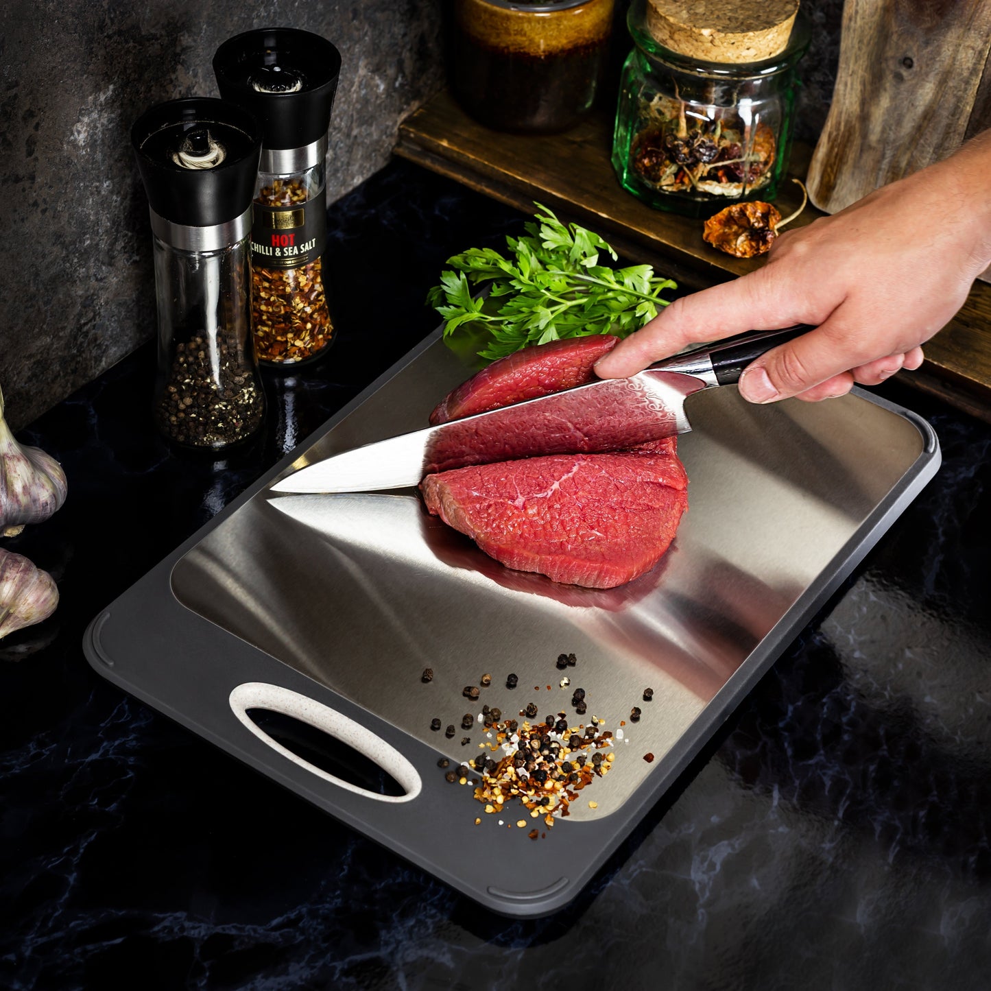 Sanitary Metal Cutting Board - Pexav