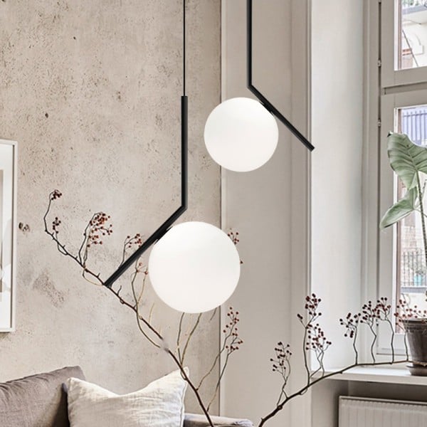Glass Ball Pendant Light