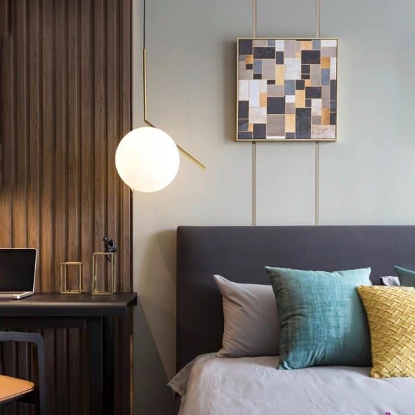 Glass Ball Pendant Light