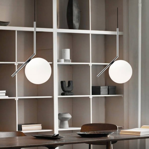 Glass Ball Pendant Light