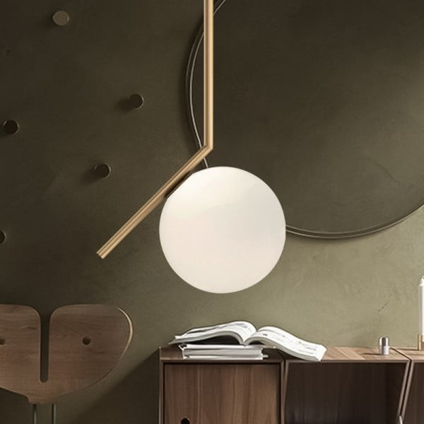 Glass Ball Pendant Light