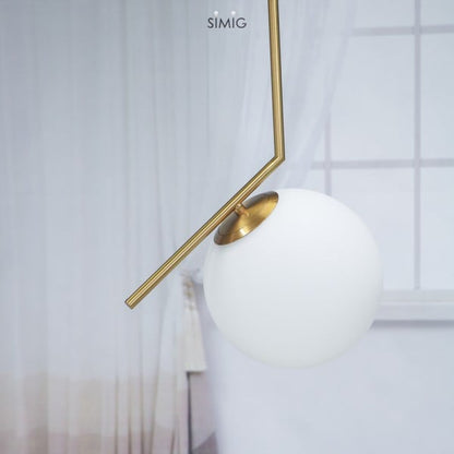 Glass Ball Pendant Light