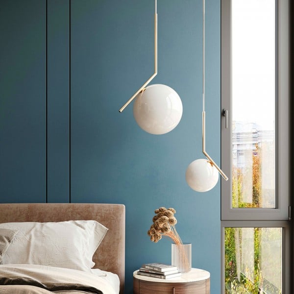 Glass Ball Pendant Light