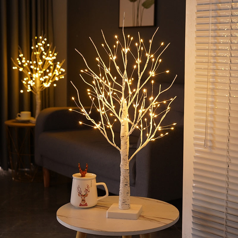 Illuminated Scandinavian Birch - LumiBirch-Nora Luxe