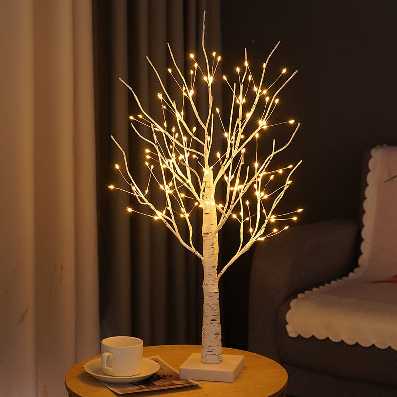 Illuminated Scandinavian Birch - LumiBirch-Nora Luxe