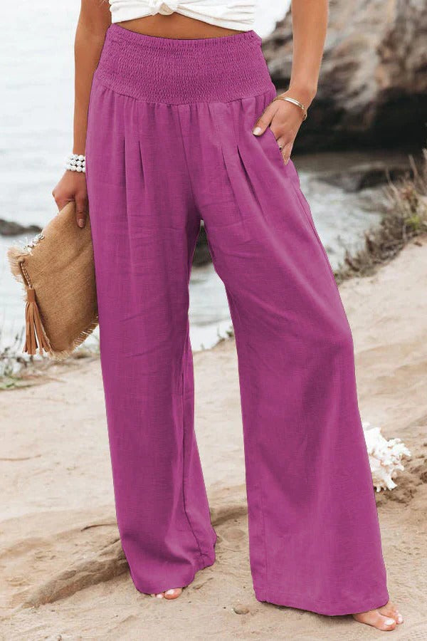 Breathable Casual Linen Pants - Pexav