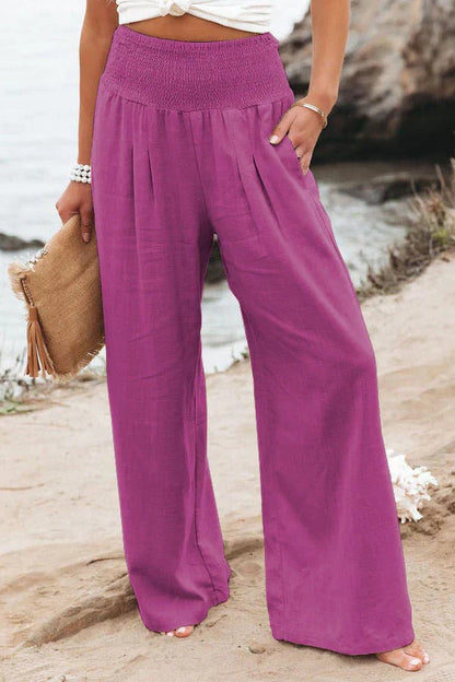 Breathable Casual Linen Pants - Pexav