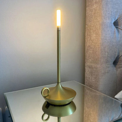 Retro Metal Battery Candle Lamp