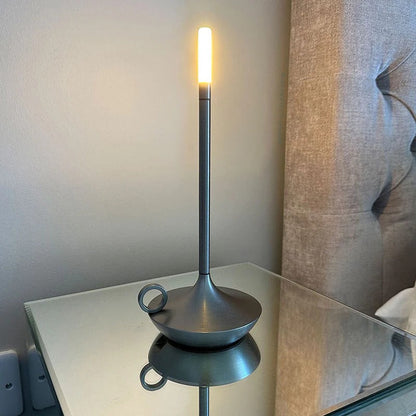 Retro Metal Battery Candle Lamp