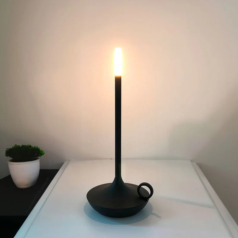 Retro Metal Battery Candle Lamp