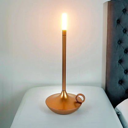 Retro Metal Battery Candle Lamp