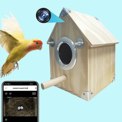 Wireless Outdoor Birdhouse Camera Kit with Live Feed - Pexav