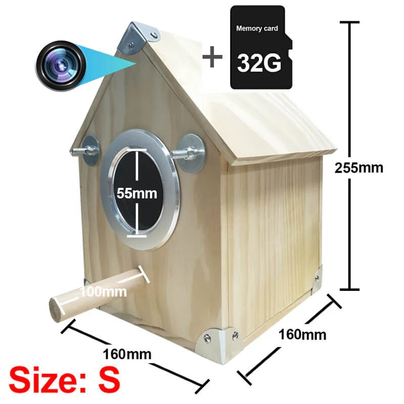 Wireless Outdoor Birdhouse Camera Kit with Live Feed