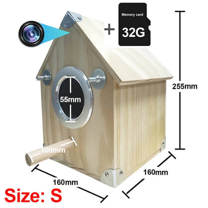 Wireless Outdoor Birdhouse Camera Kit with Live Feed