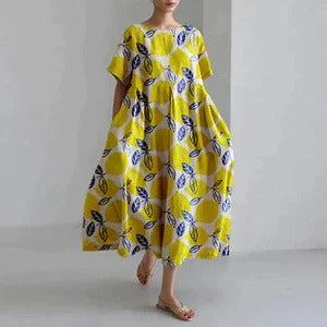 Floral Pattern Women's Dress