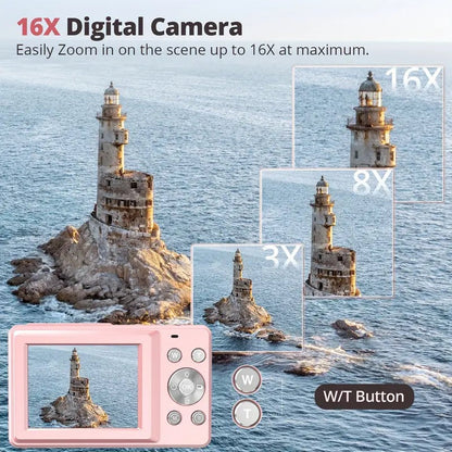 Slim Vintage Style Digital Camera