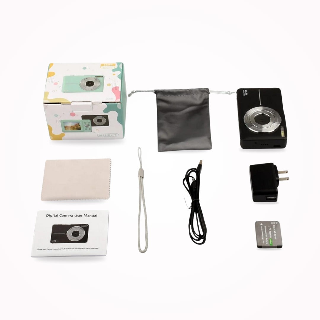 Slim Vintage Style Digital Camera