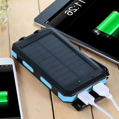 Waterproof Portable Solar Power Bank Charger