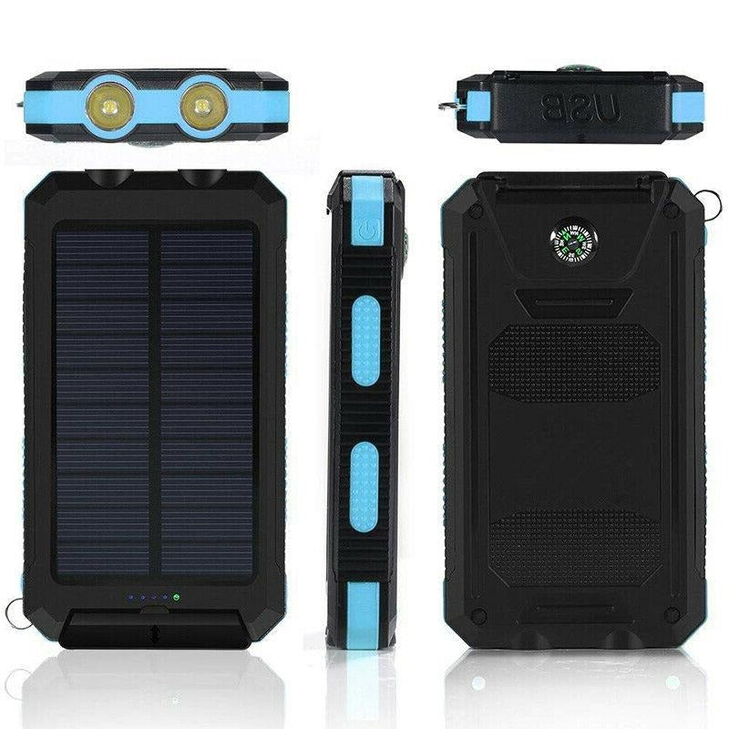 Waterproof Portable Solar Power Bank Charger