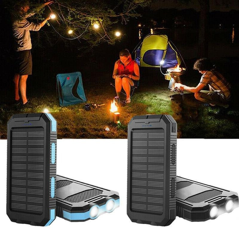 Waterproof Portable Solar Power Bank Charger