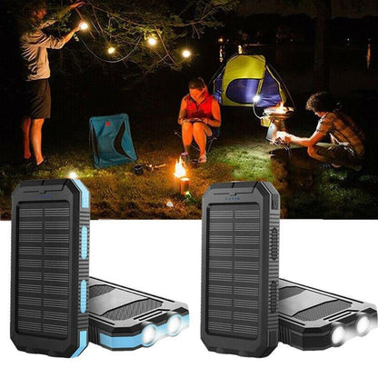 Waterproof Portable Solar Power Bank Charger