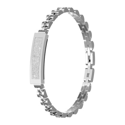 Stylish Silver Link Watch Bracelet