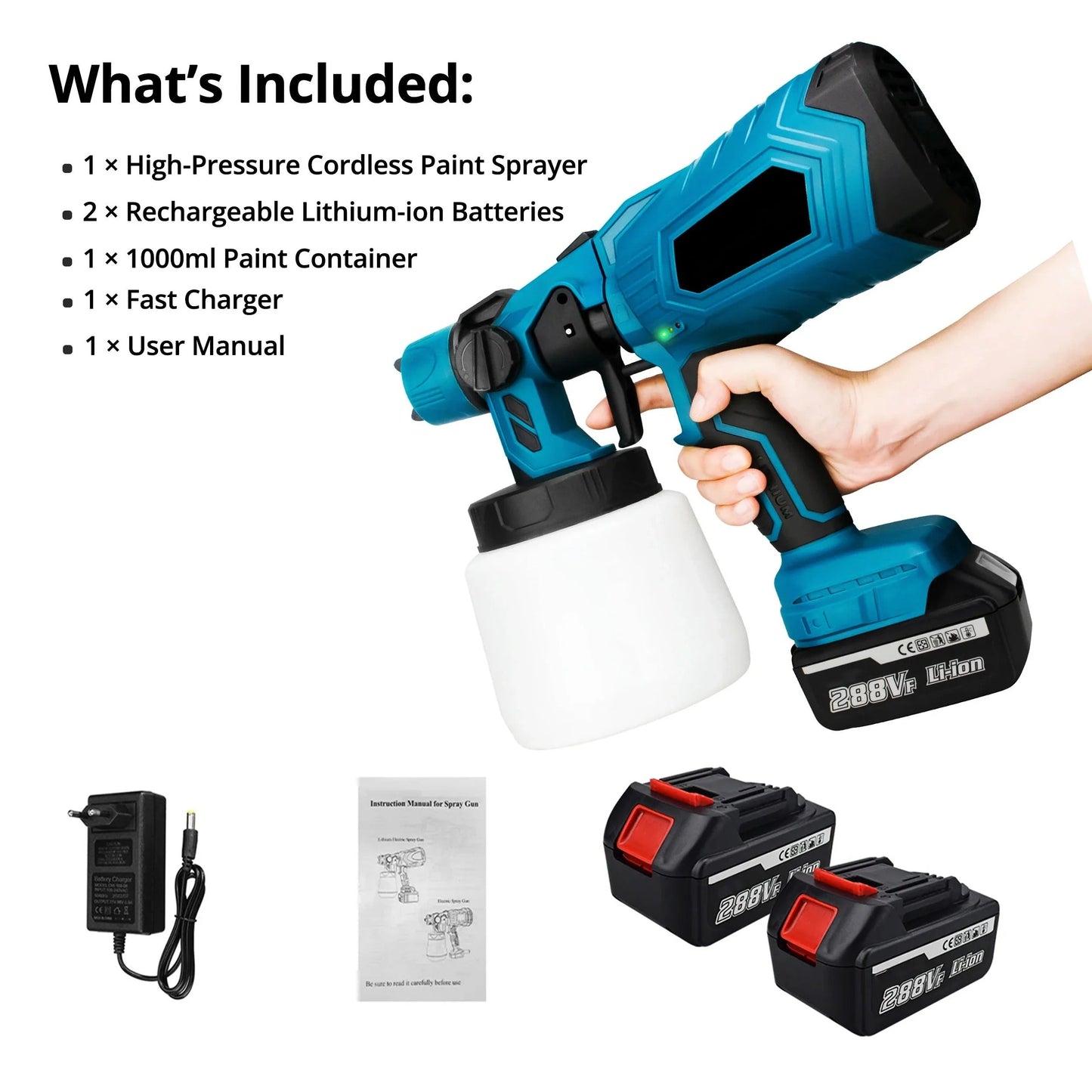 Wireless Spray Paint Gun