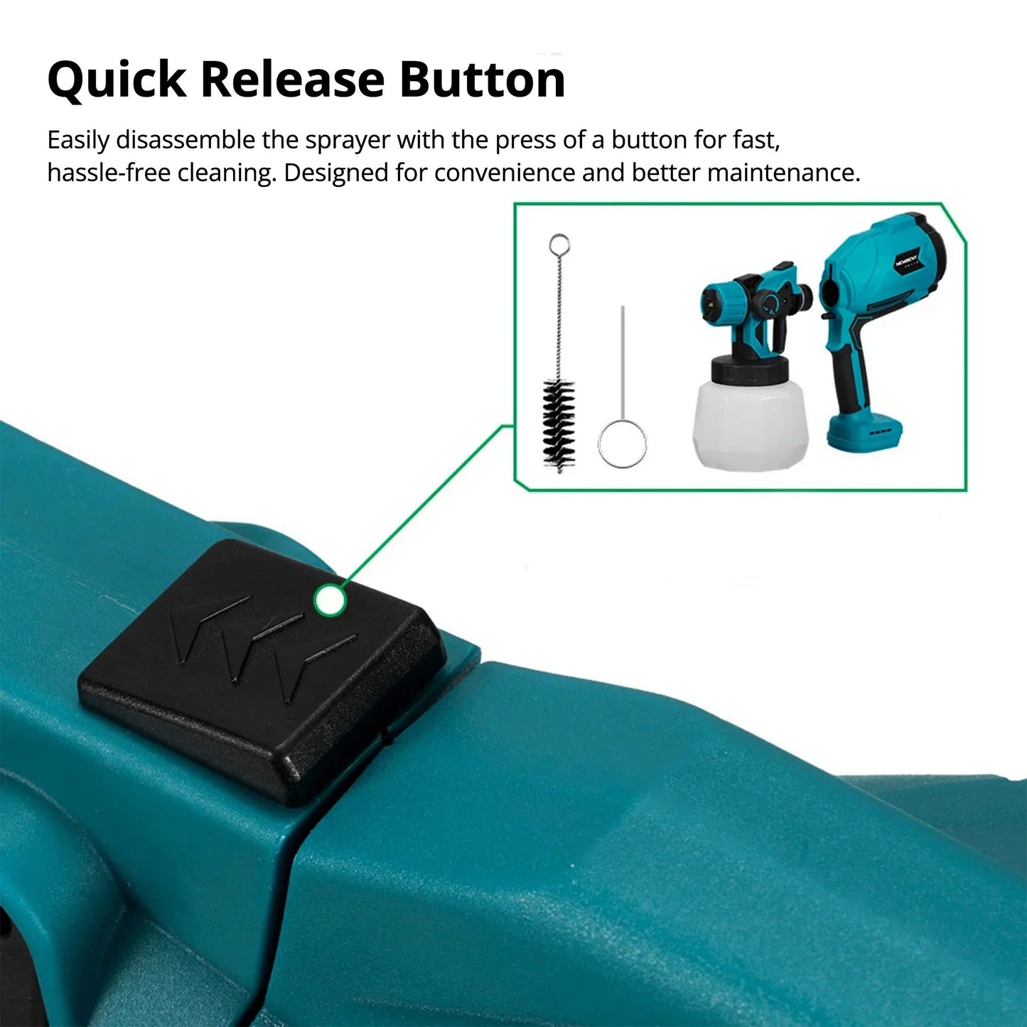 Wireless Spray Paint Gun