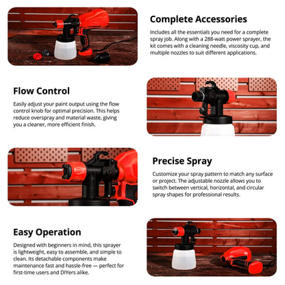 Wireless Spray Paint Gun