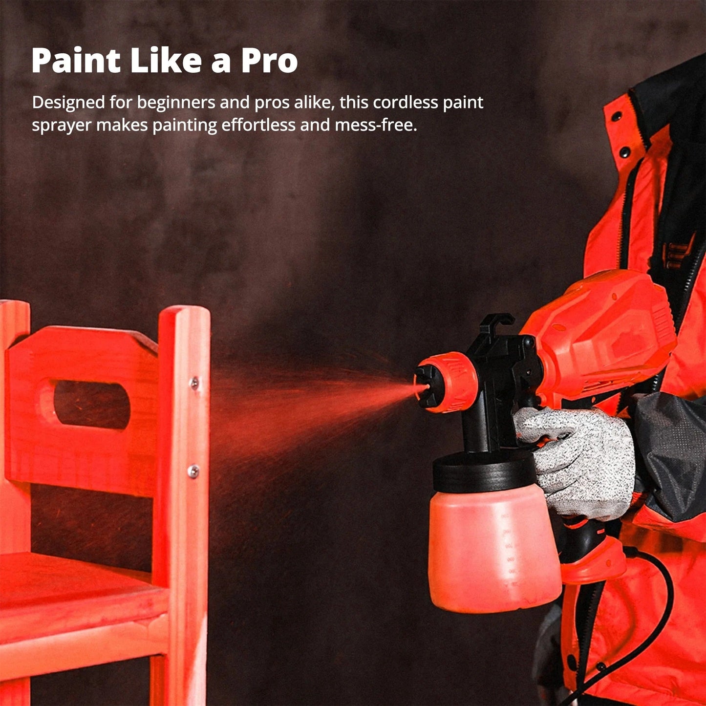 Wireless Spray Paint Gun