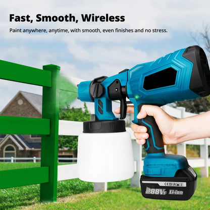 Wireless Spray Paint Gun