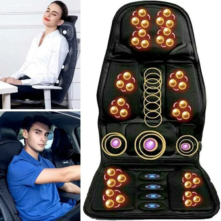 Therapeutic Heated Massage Seat Cushion - Pexav