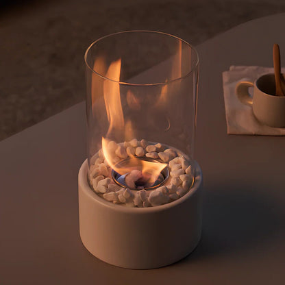 Compact Indoor Glass Fire Pit