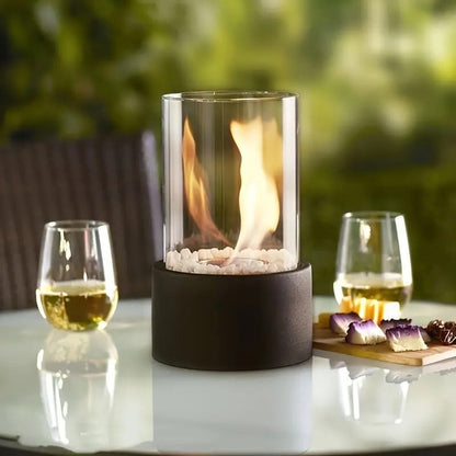 Compact Indoor Glass Fire Pit