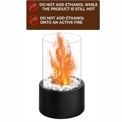 Compact Indoor Glass Fire Pit