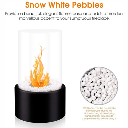 Compact Indoor Glass Fire Pit