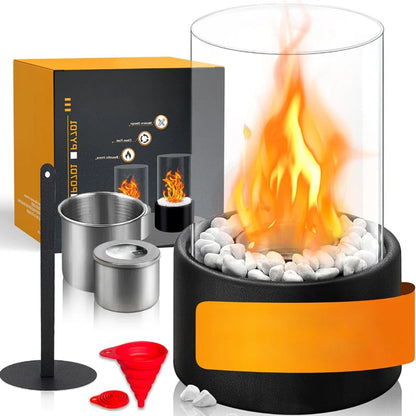 Compact Indoor Glass Fire Pit