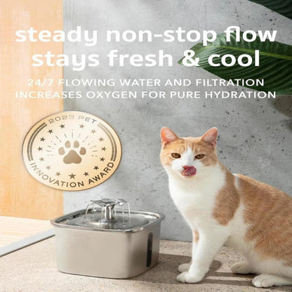 Easy Clean Pet Water Dispenser - Filtered & Silent