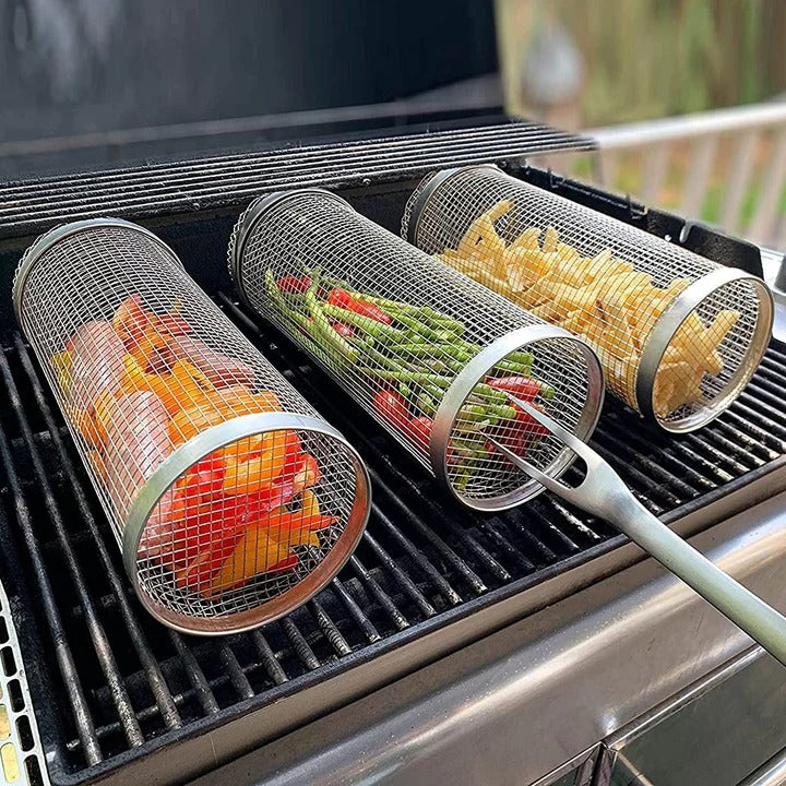 Easy Use BBQ Grill Topper with Lid