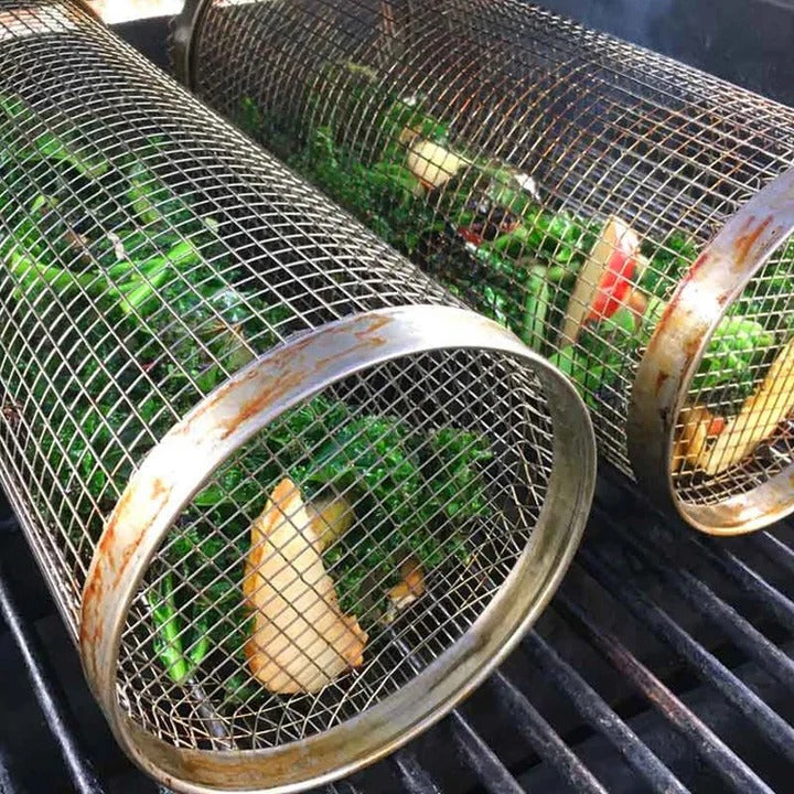 Easy Use BBQ Grill Topper with Lid - Pexav