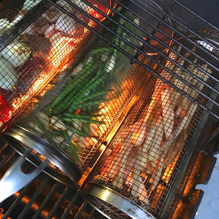 Easy Use BBQ Grill Topper with Lid