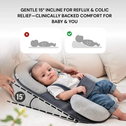 Elevated Anti Reflux Baby Pillow Bed