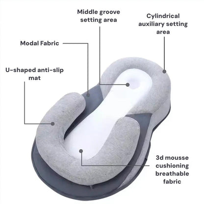 Elevated Anti Reflux Baby Pillow Bed