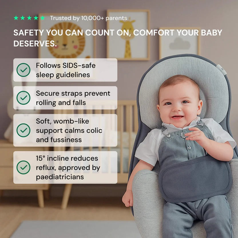 Elevated Anti Reflux Baby Pillow Bed